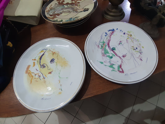 Piatto Da Collezione Volto Donna