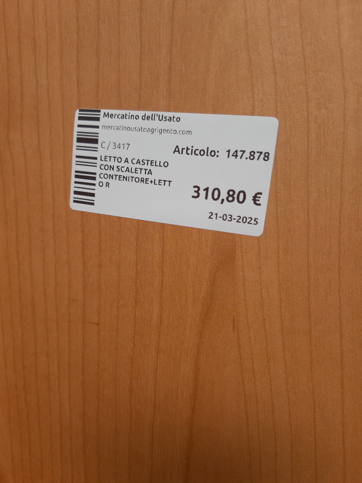 Letto A Castello Con Scaletta Contenitore+letto Ruote