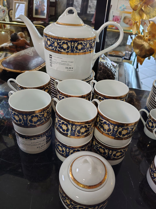 Servizio The/caffè Porcellana Blutestahl 15 Pz Abbinato Servizio Piatti