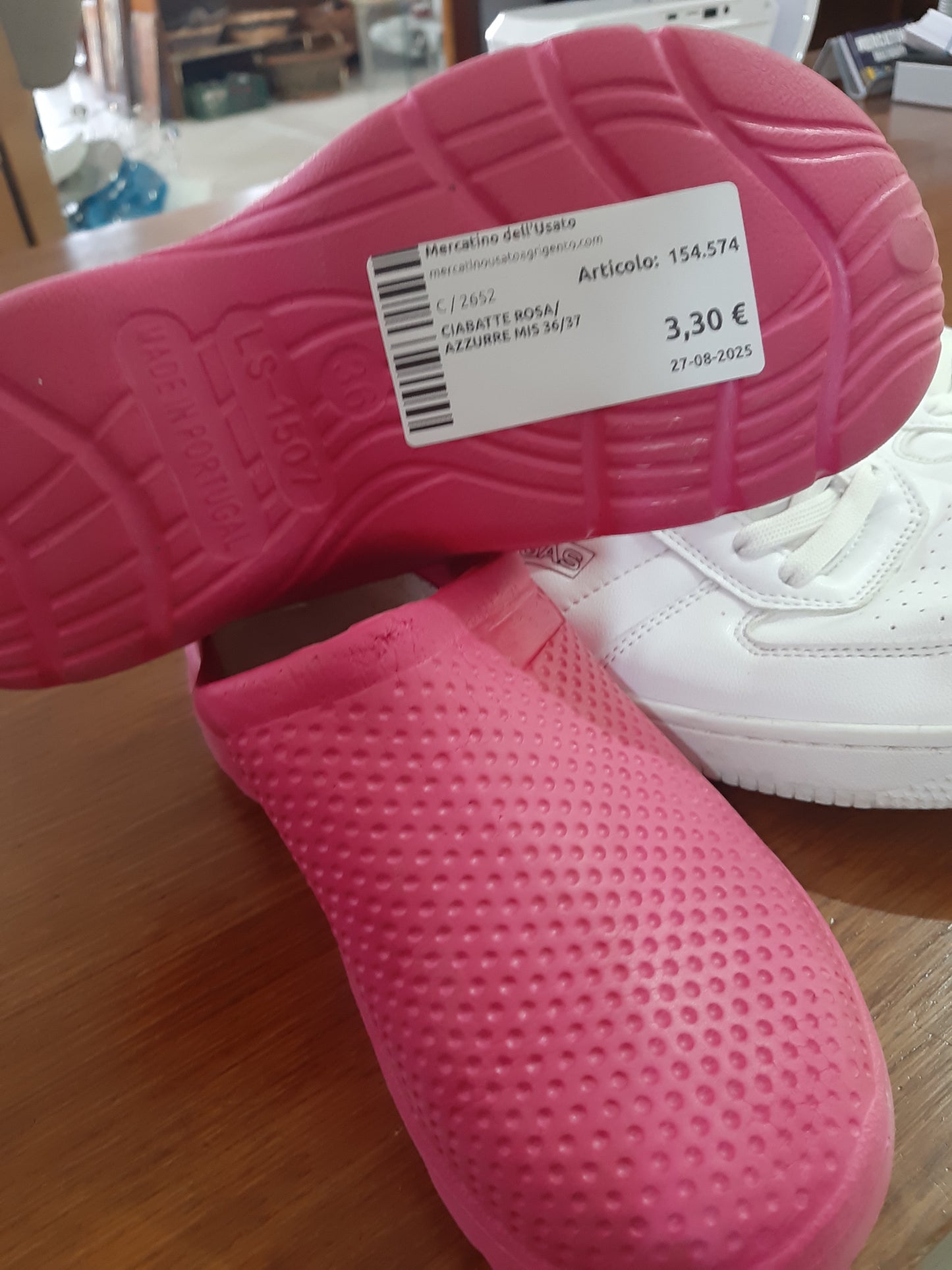 Ciabatte Rosa/azzurre Mis 36/37