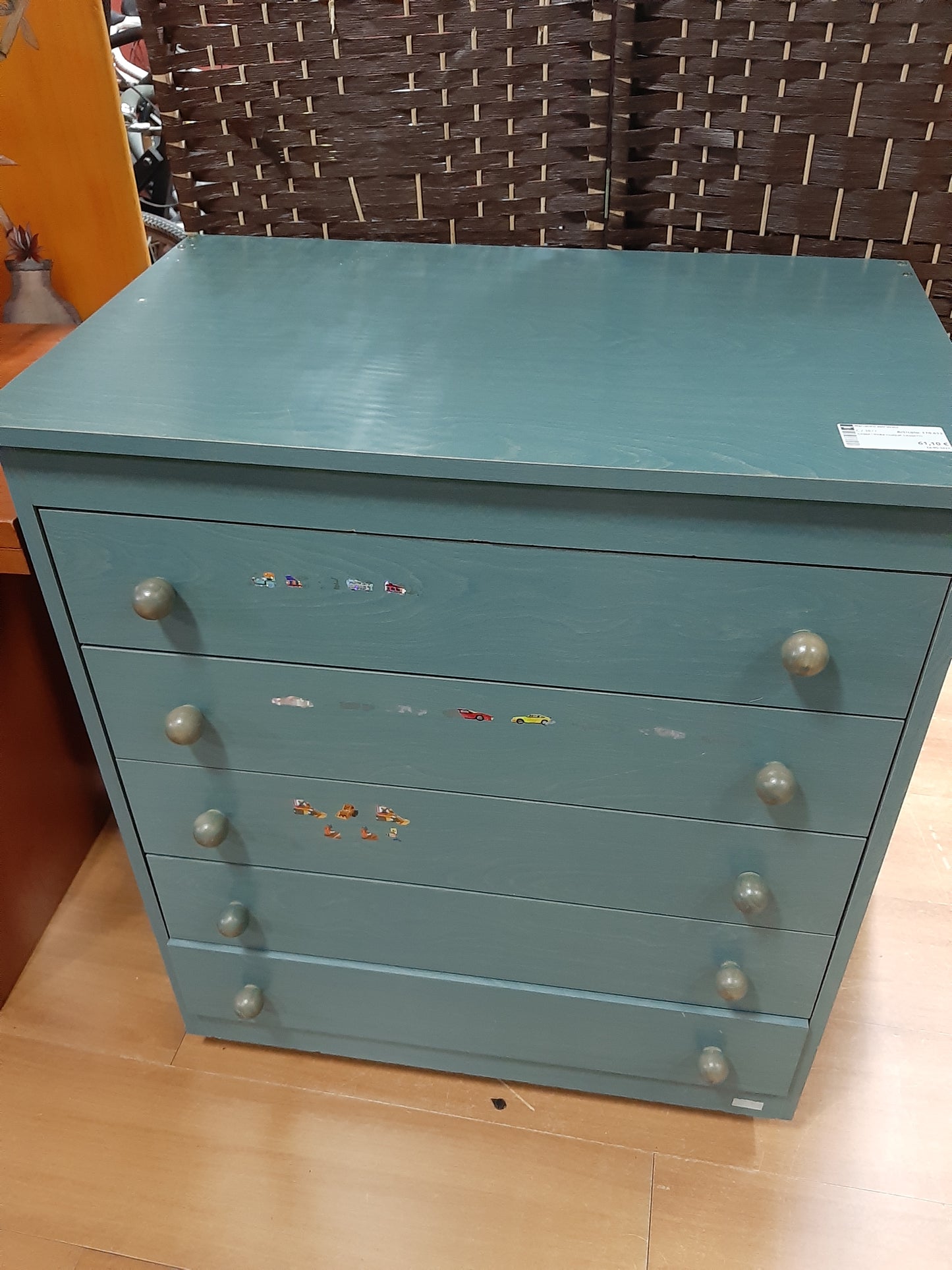 Cassettiera Cinque Cassetti