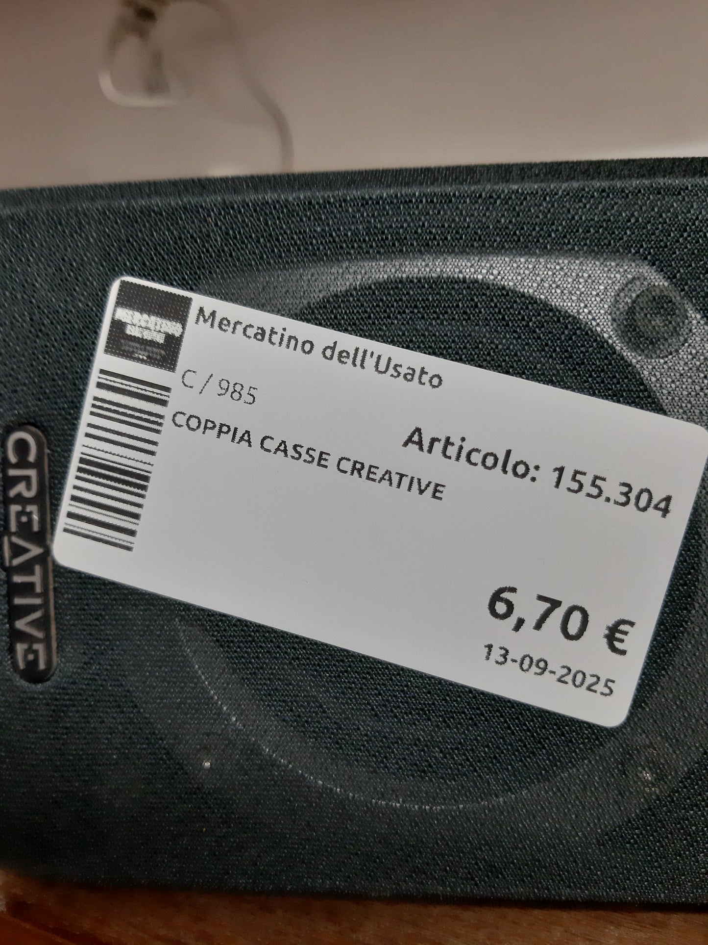 Coppia Casse Creative