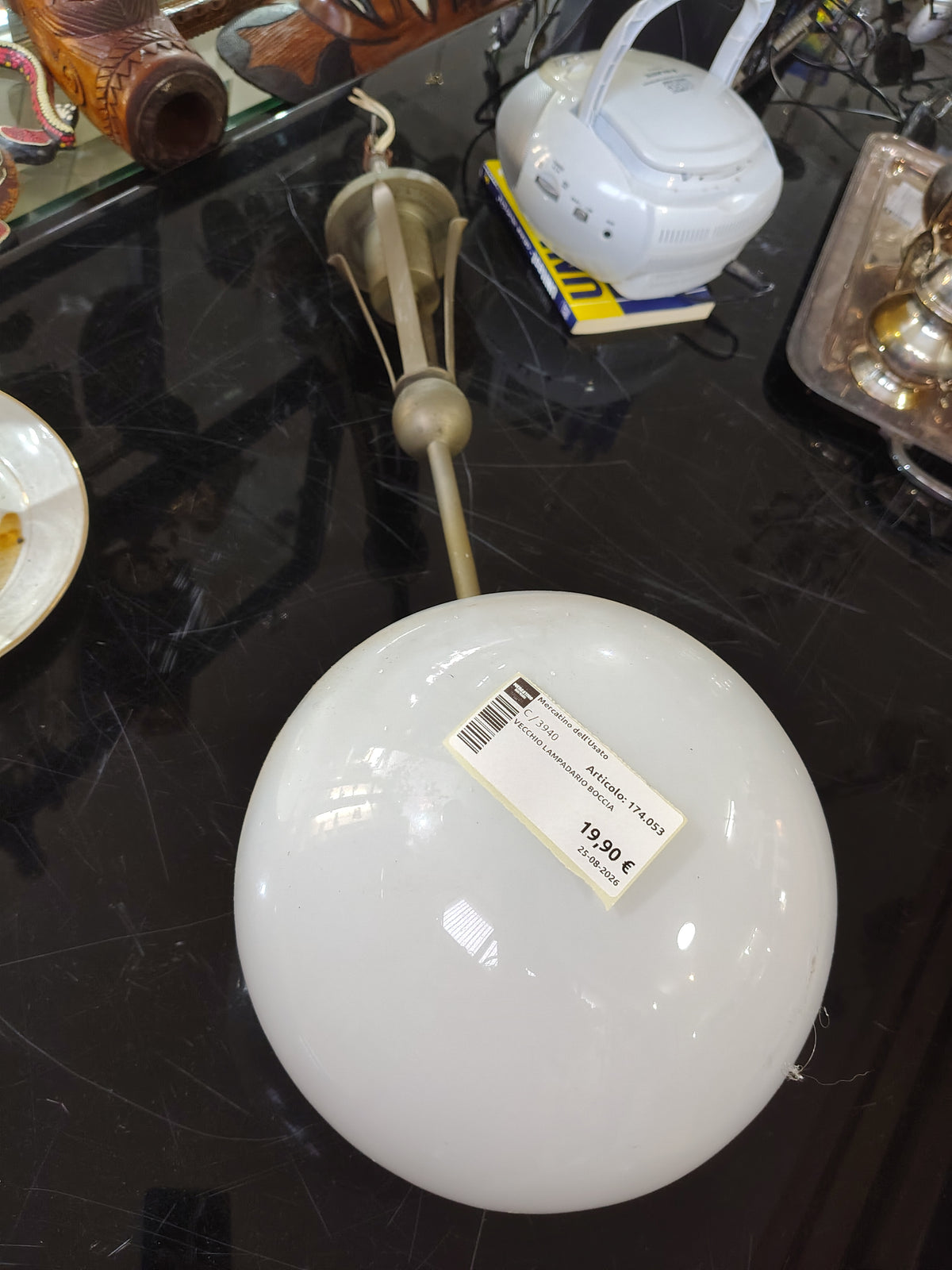 Vecchio Lampadario Boccia