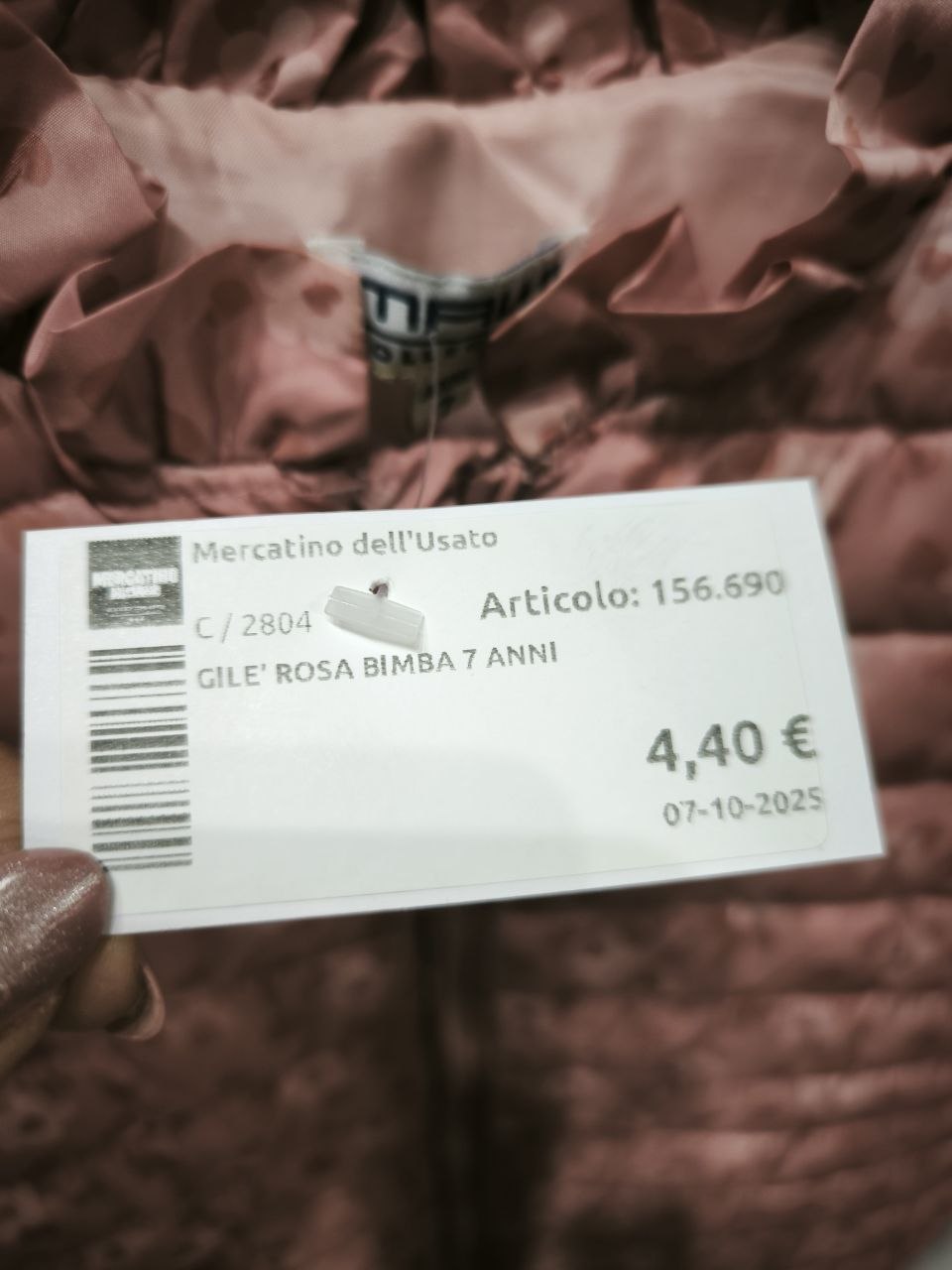 Gile' Rosa Bimba 7 Anni