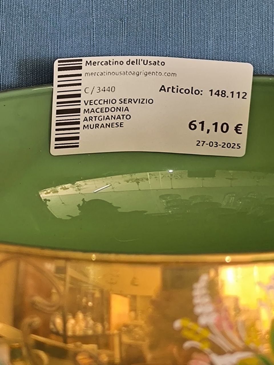 Vecchio Servizio Macedonia Artgianato Muranese