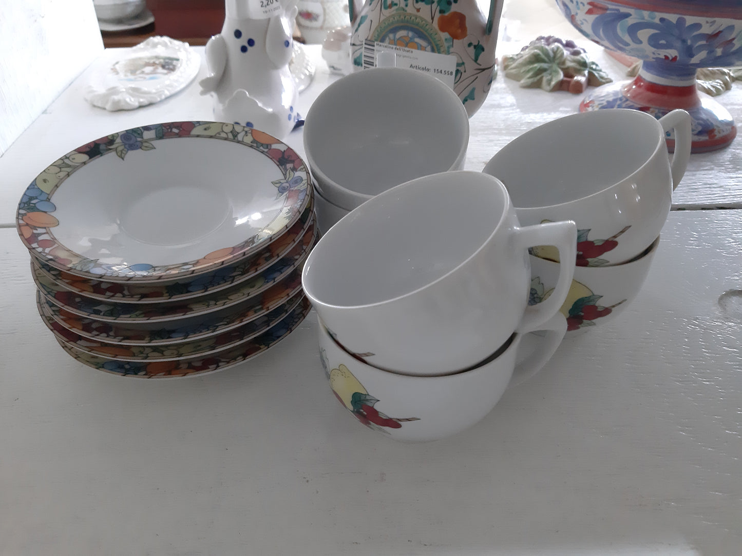 6 Tazze The Con Piattino Bavaria Cose Casa