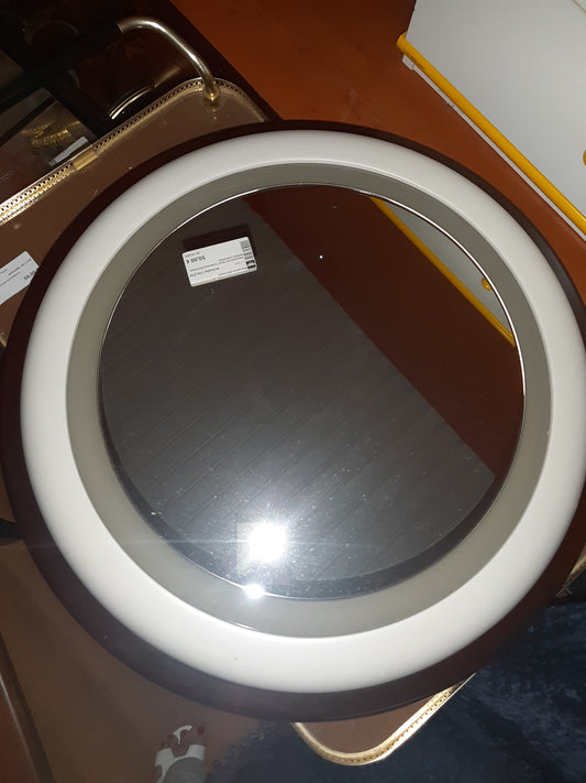 Specchio Da Toletta/bagno Rotondo Bordo Luminoso