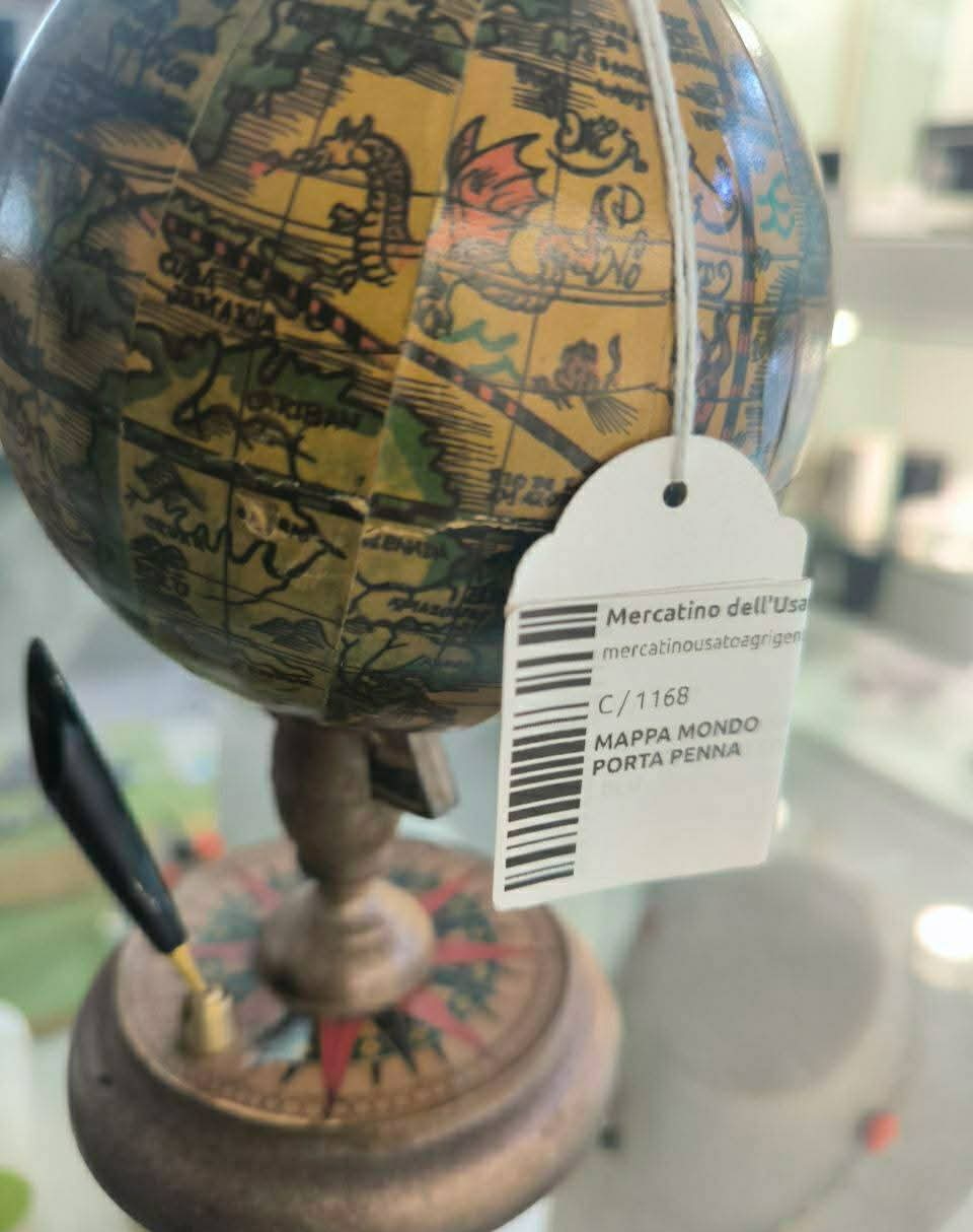 Mappa Mondo Porta Penna