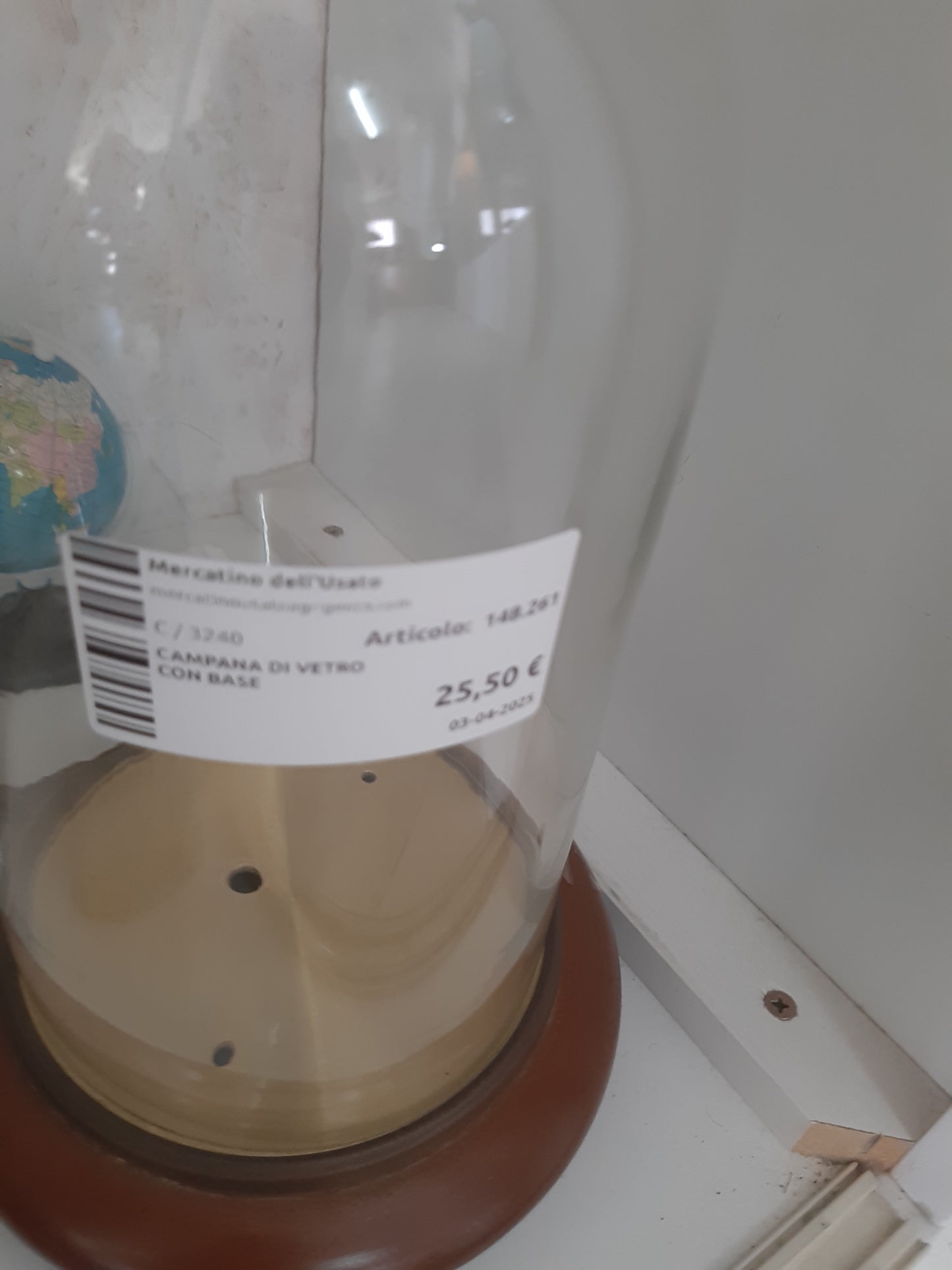 Campana Di Vetro Con Base