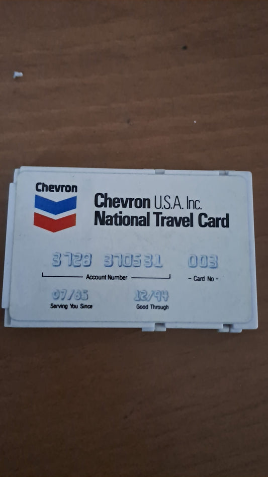 Playset Micro Machines Chevron National Travel Card Da Collezione