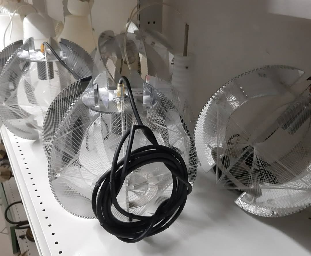 Boccia Lampadario Vintage Senza Coprifili
