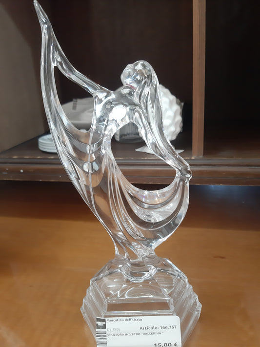 Scultura In Vetro "ballerina "