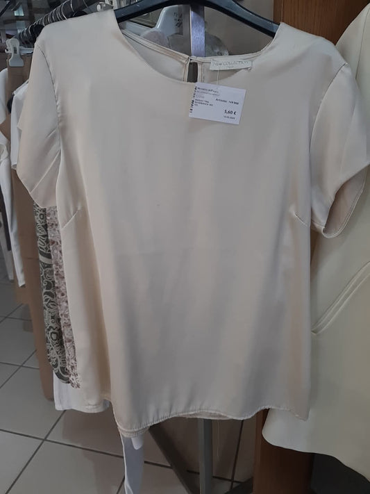 Magliettina Beigebianca  Mis M/l