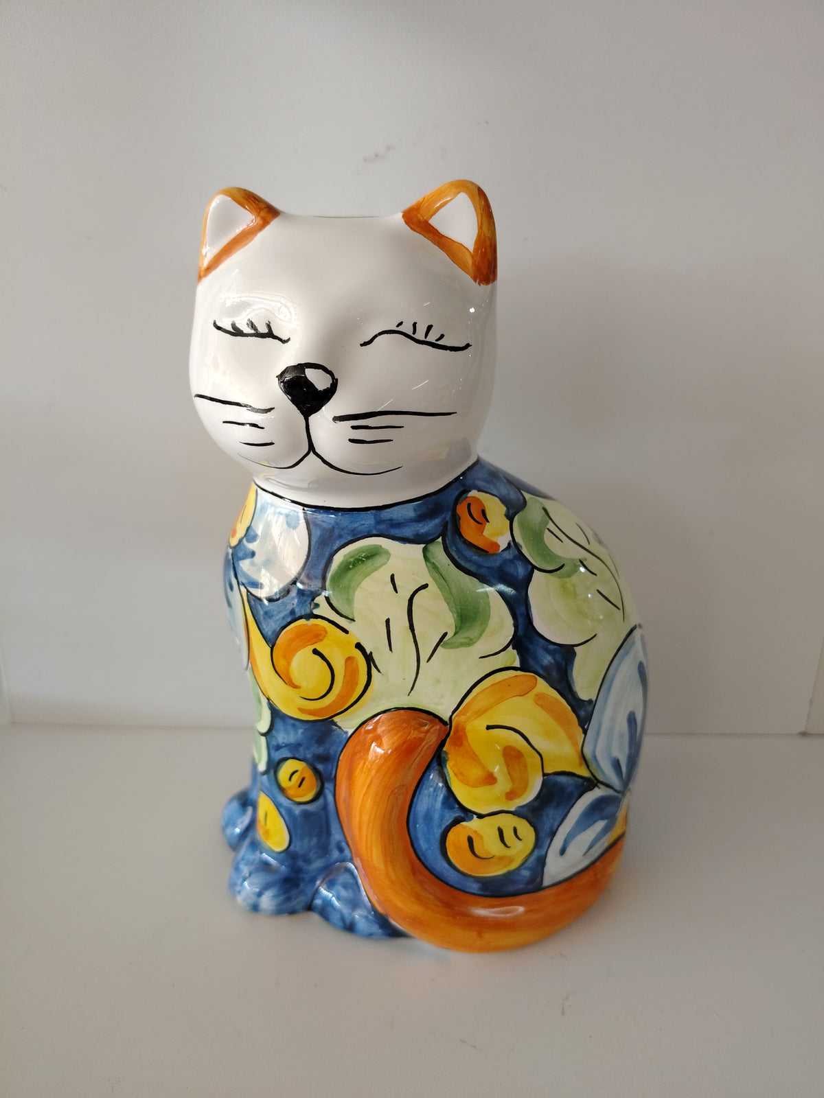 Gatto In Ceramica