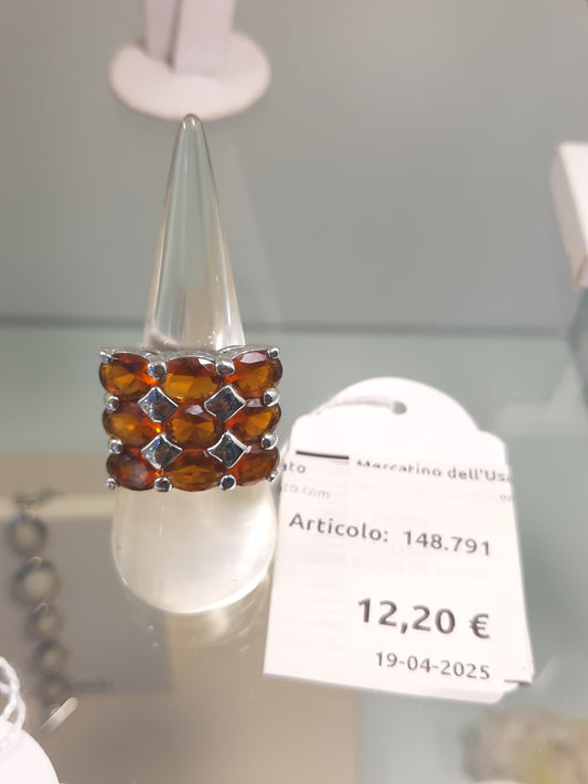 Anello Con Topazi