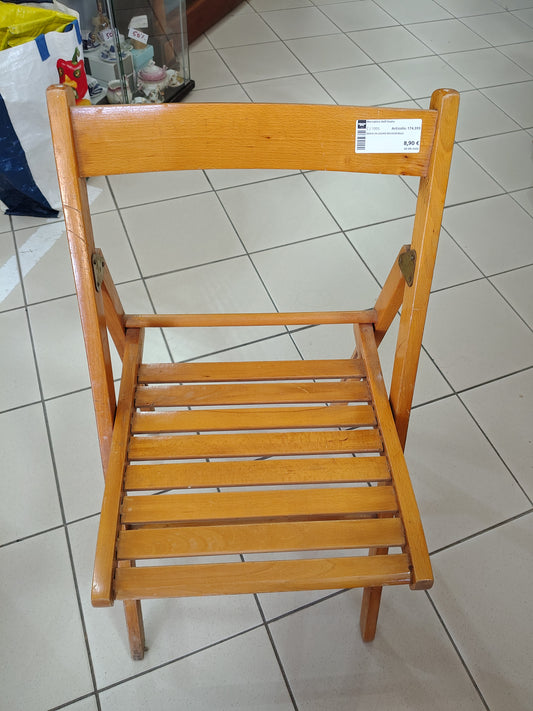 Sedia In Legno Richiudibile