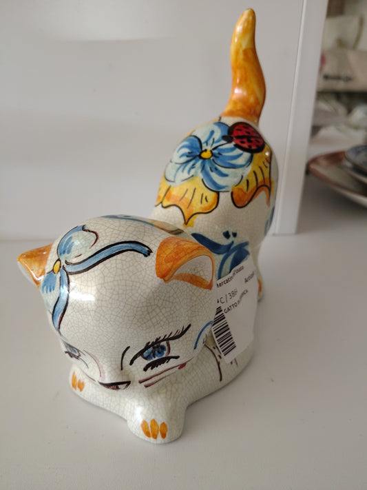Gatto In Ceramica