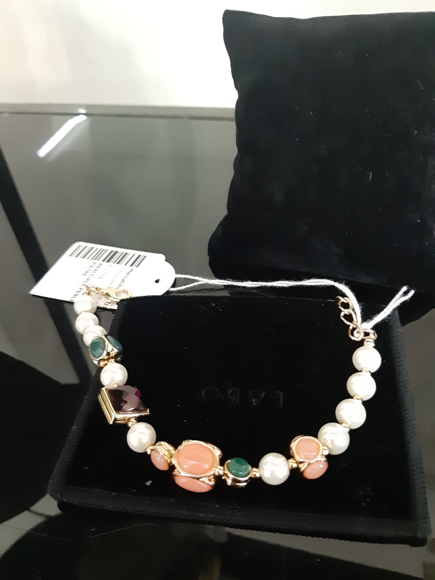 Bracciale Perle E Pietre