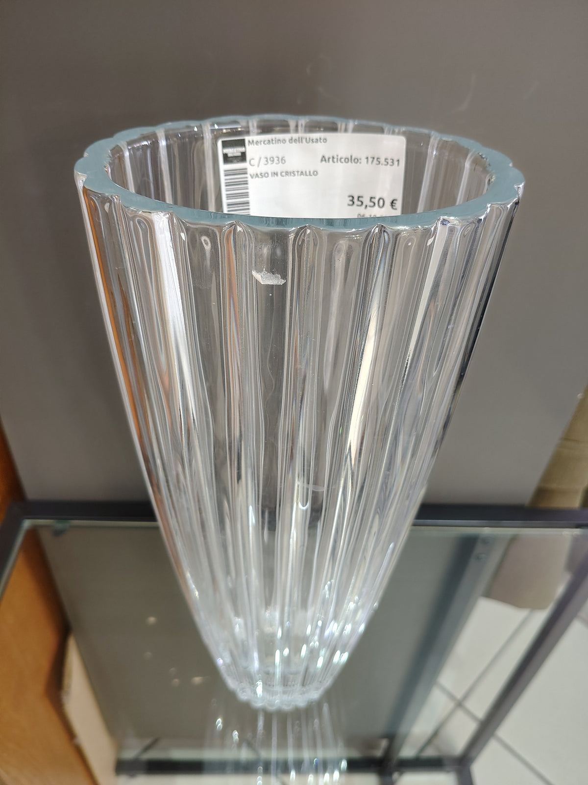 Vaso In Cristallo