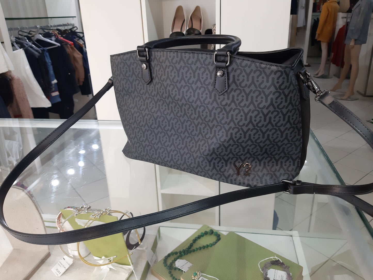 Borsa Grigia E Nera Y.not