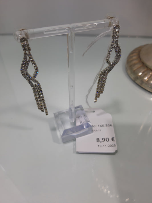 Orecchini Pendenti Con Strass