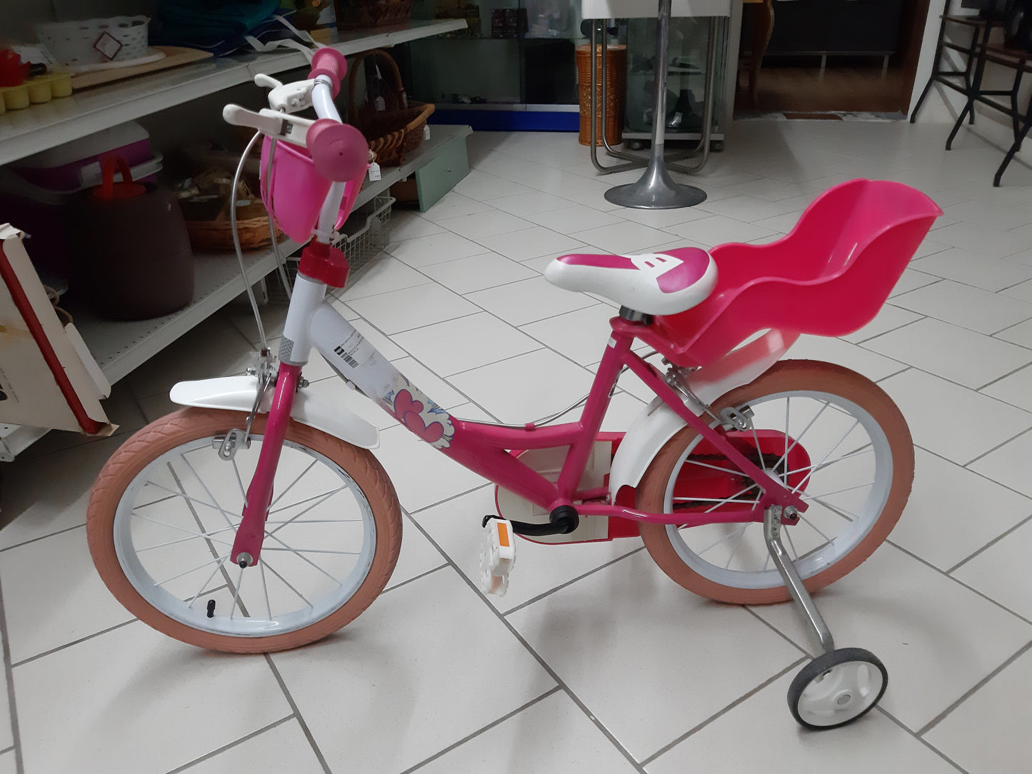 Bicicletta Rosa Delle Winx Con Rotelle
