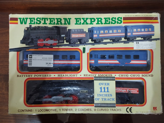 Trenino A Batterie Western Express