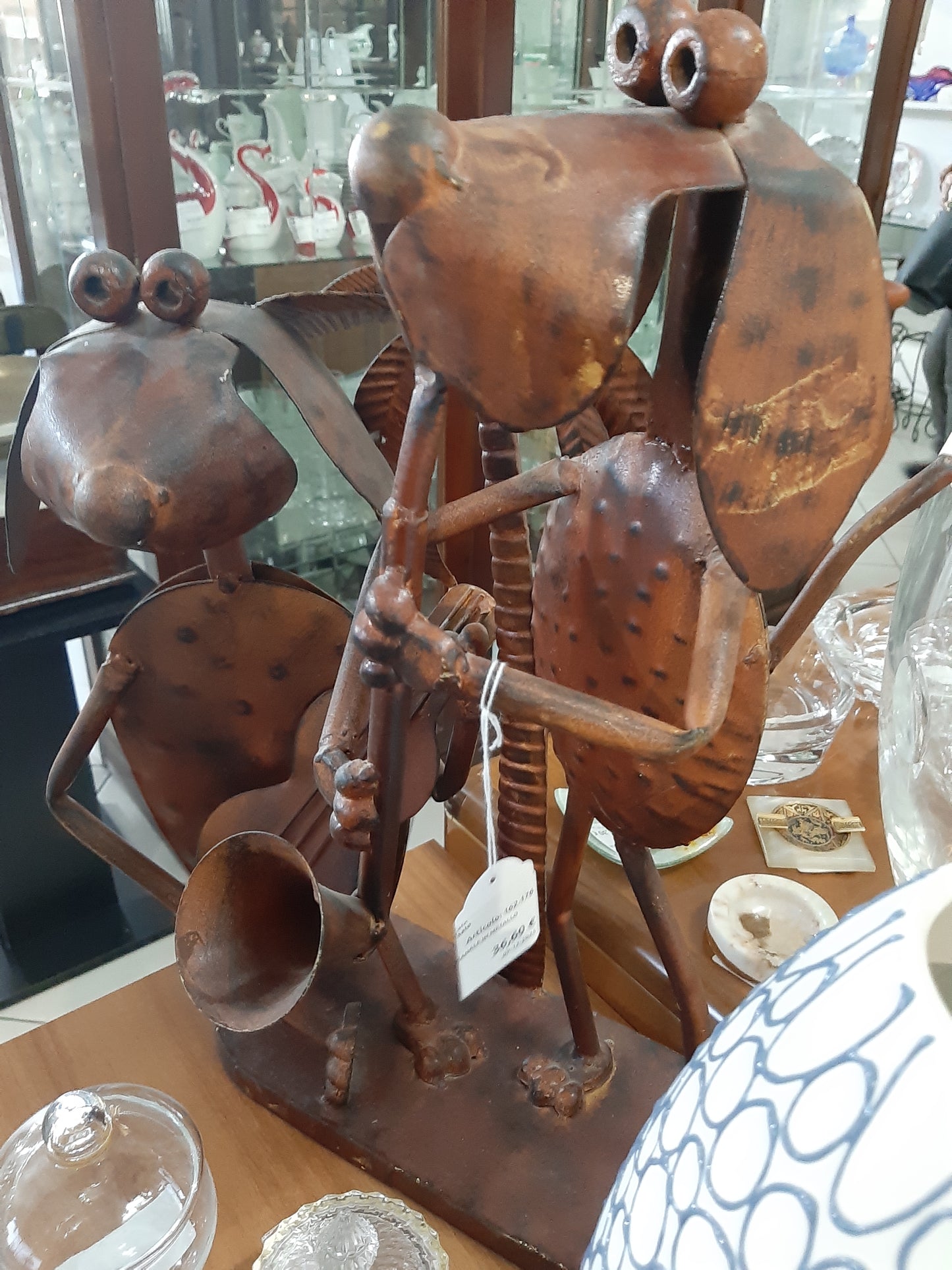 Scultura Artigianale In Metallo