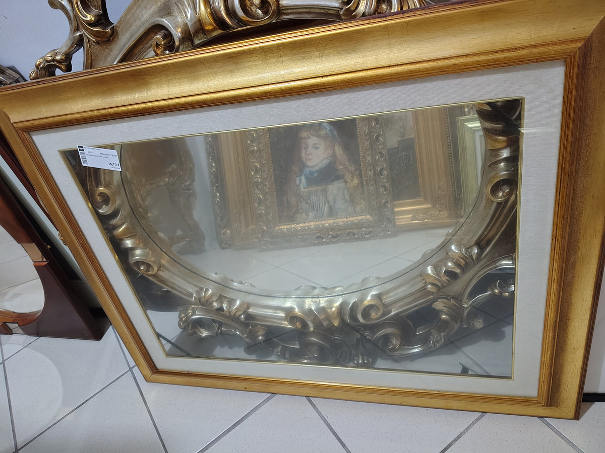 Cornice Dorata Con Vetro