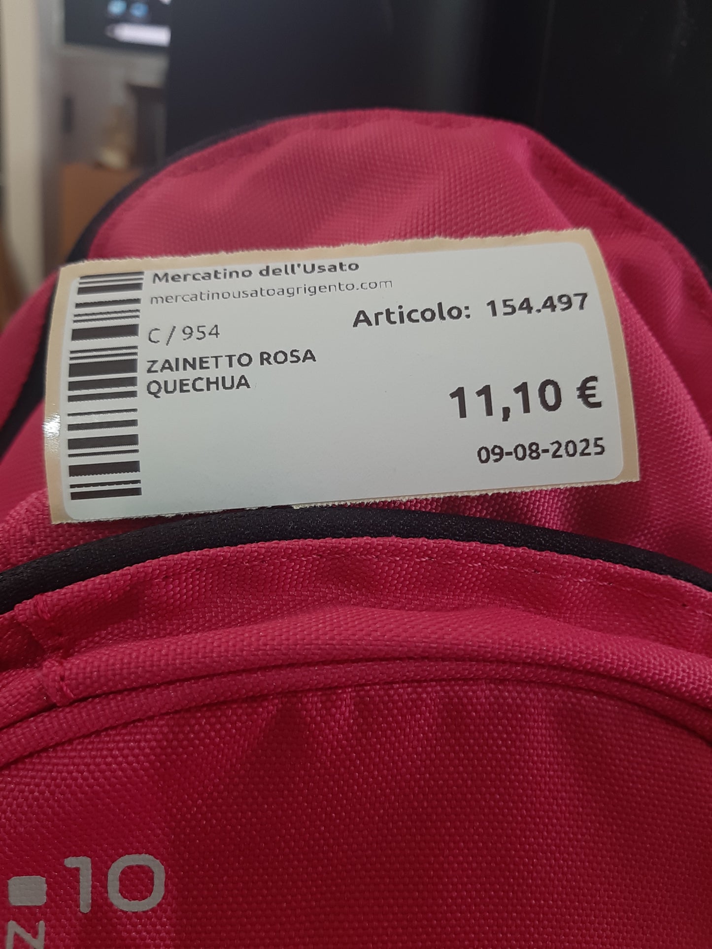 Zainetto Rosa Quechua