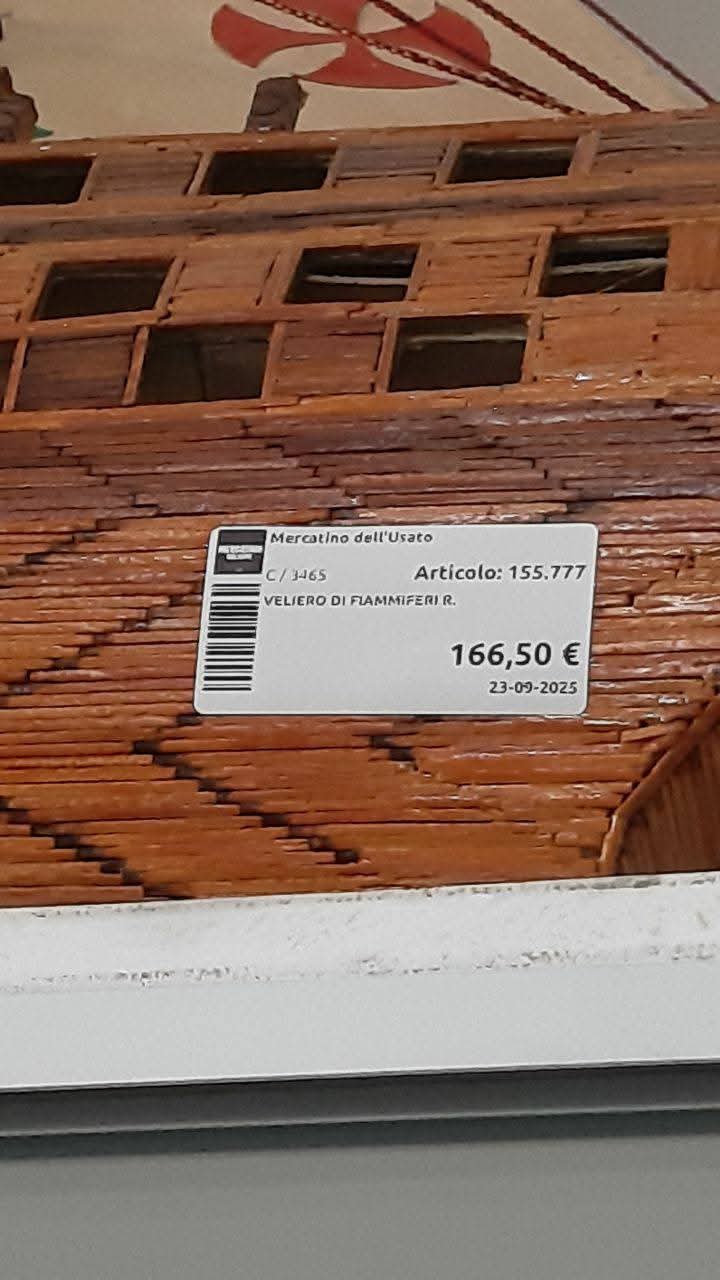 Veliero Di Fiammiferi R.