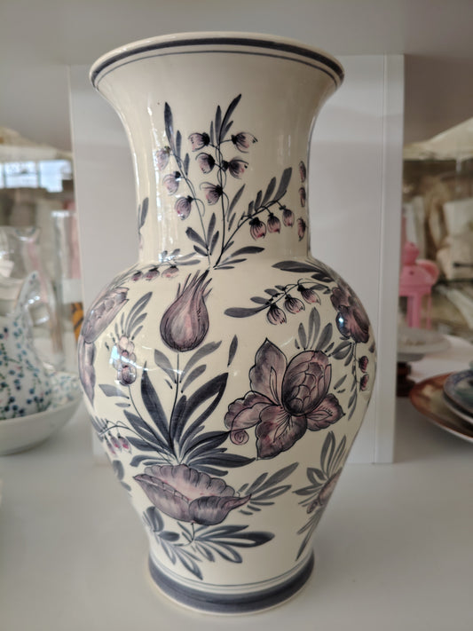 Vaso Porcellana Michielotto Motivo Floreale