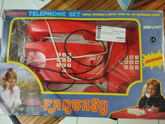 Coppia Di Telefono Giocattolo Intercomunicanti