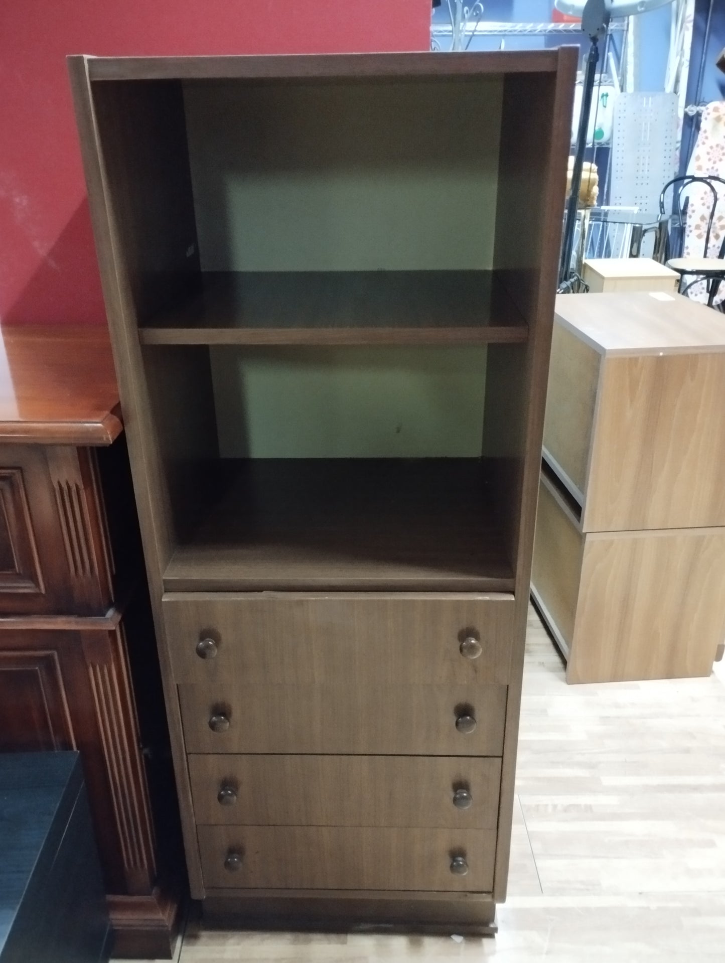 Piccola Libreria Con Cassetti