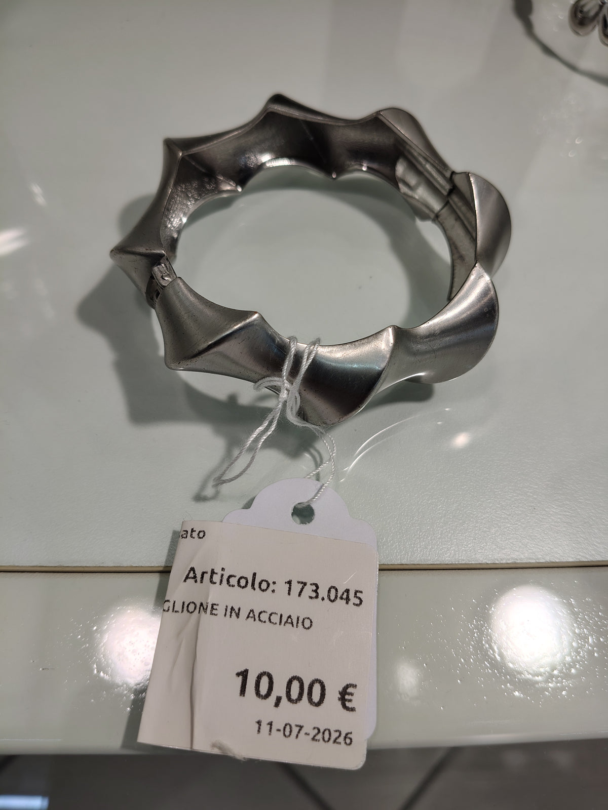 Bracciale Torciglione In Acciaio