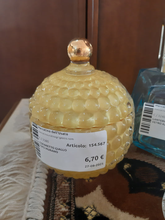 Cofanetto Giallo Tipo Murano