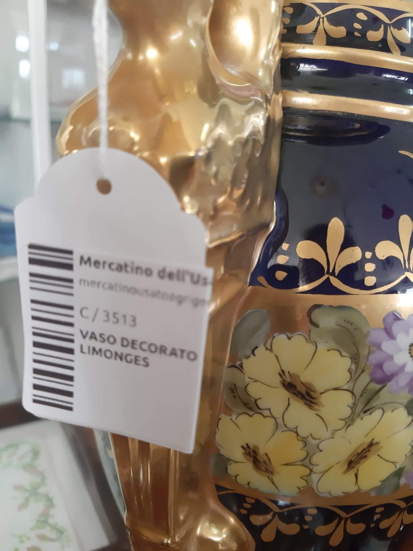 Vaso Decorato Limonges