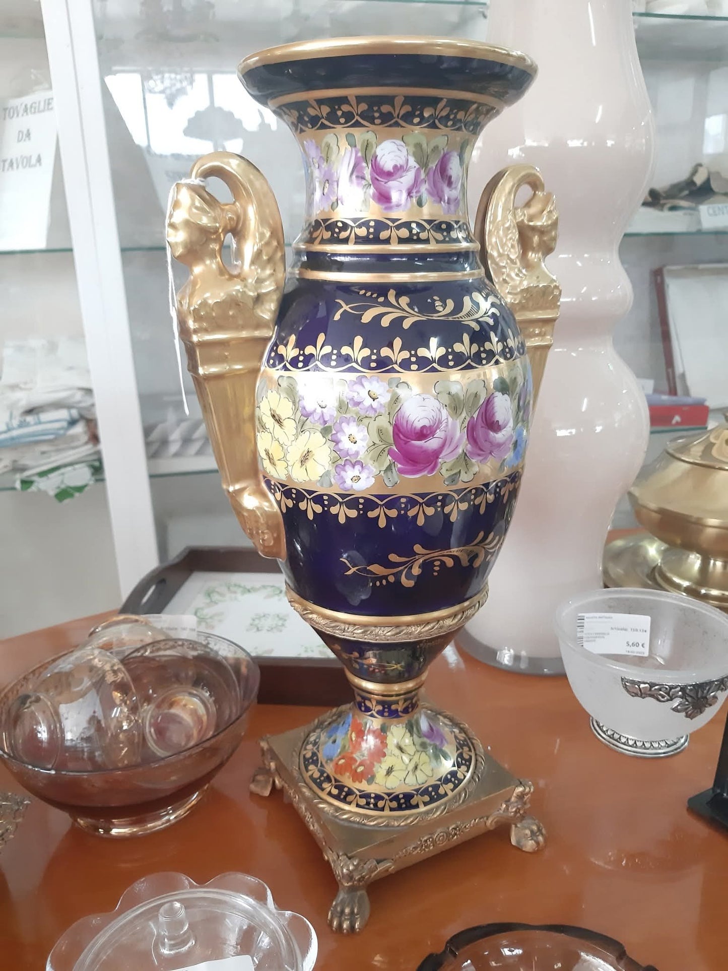 Vaso Decorato Limonges