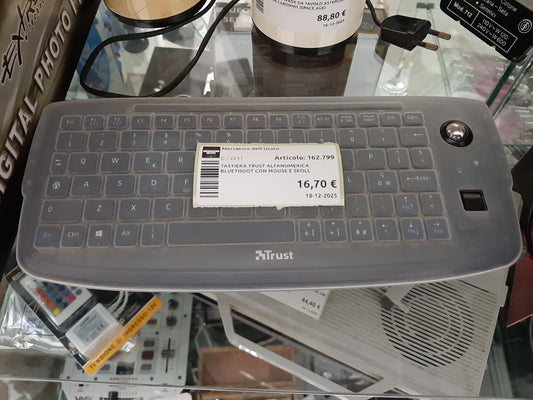 Tastiera Trust Alfanumerica Bluethoot Con Mouse E Skoll
