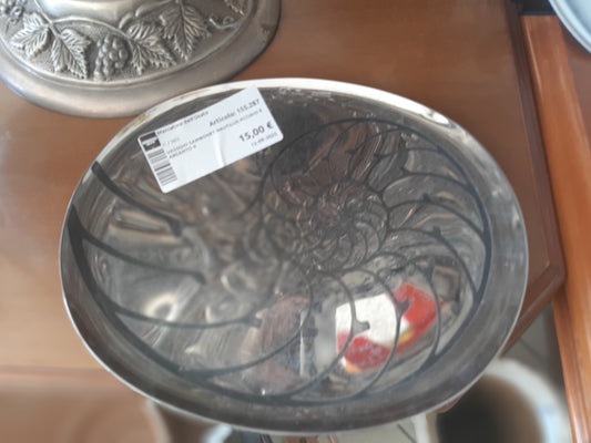 Vassoio Sambonet Nautilus Acciaio E Argento R