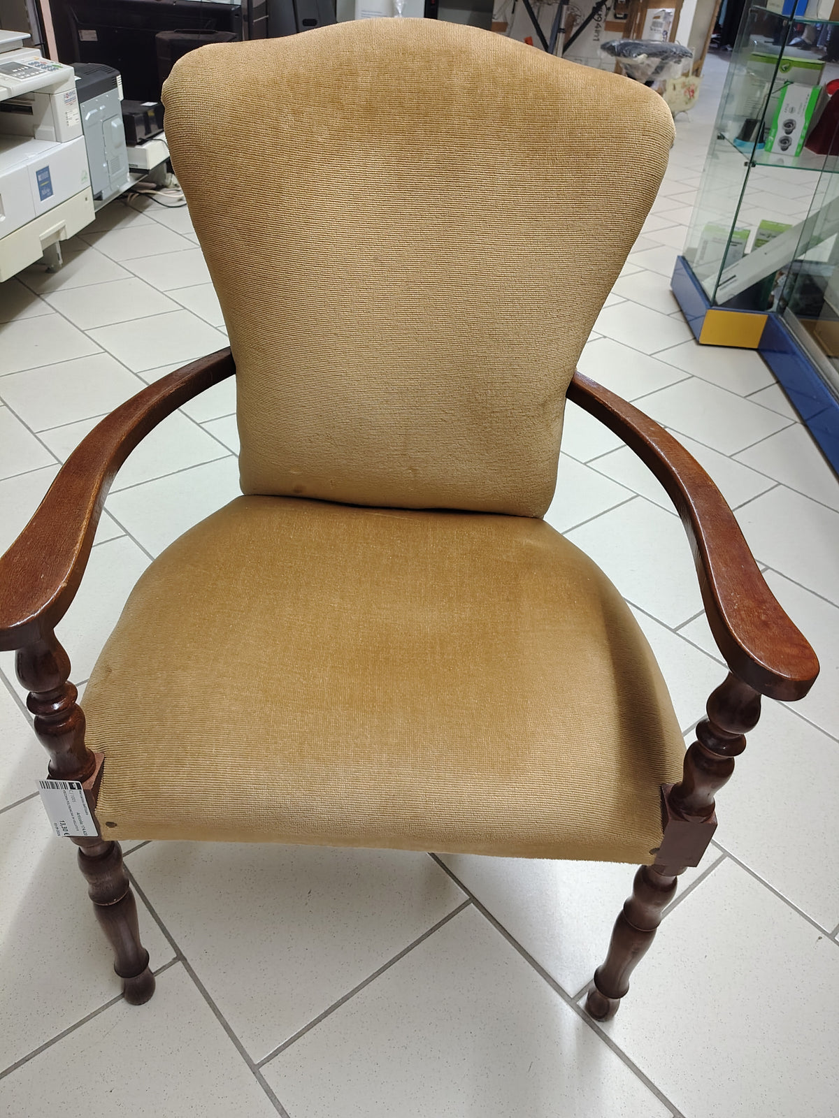Vecchia Poltroncina In Velluto R