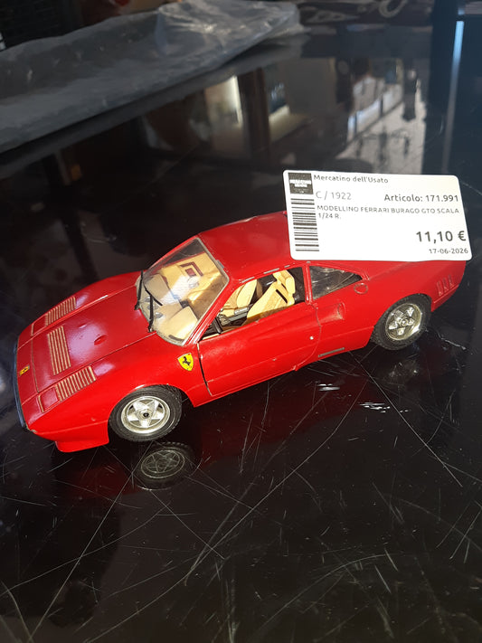Modellino Ferrari Burago Gto Scala 1/24 R.